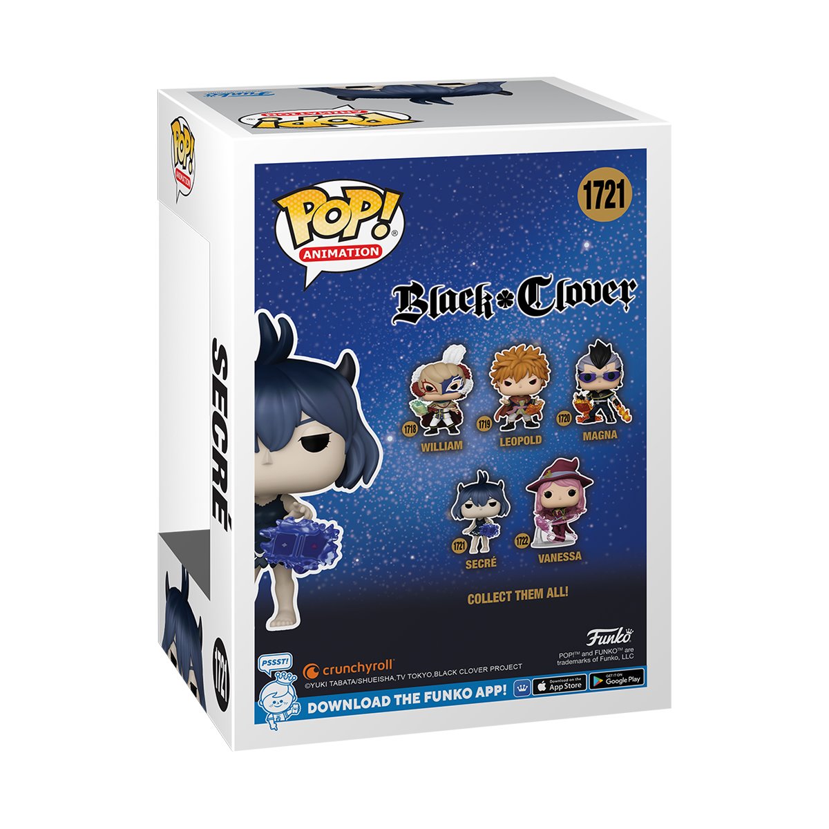 Black Clover Secre Funko Pop! Vinyl Figure #1721 Funko