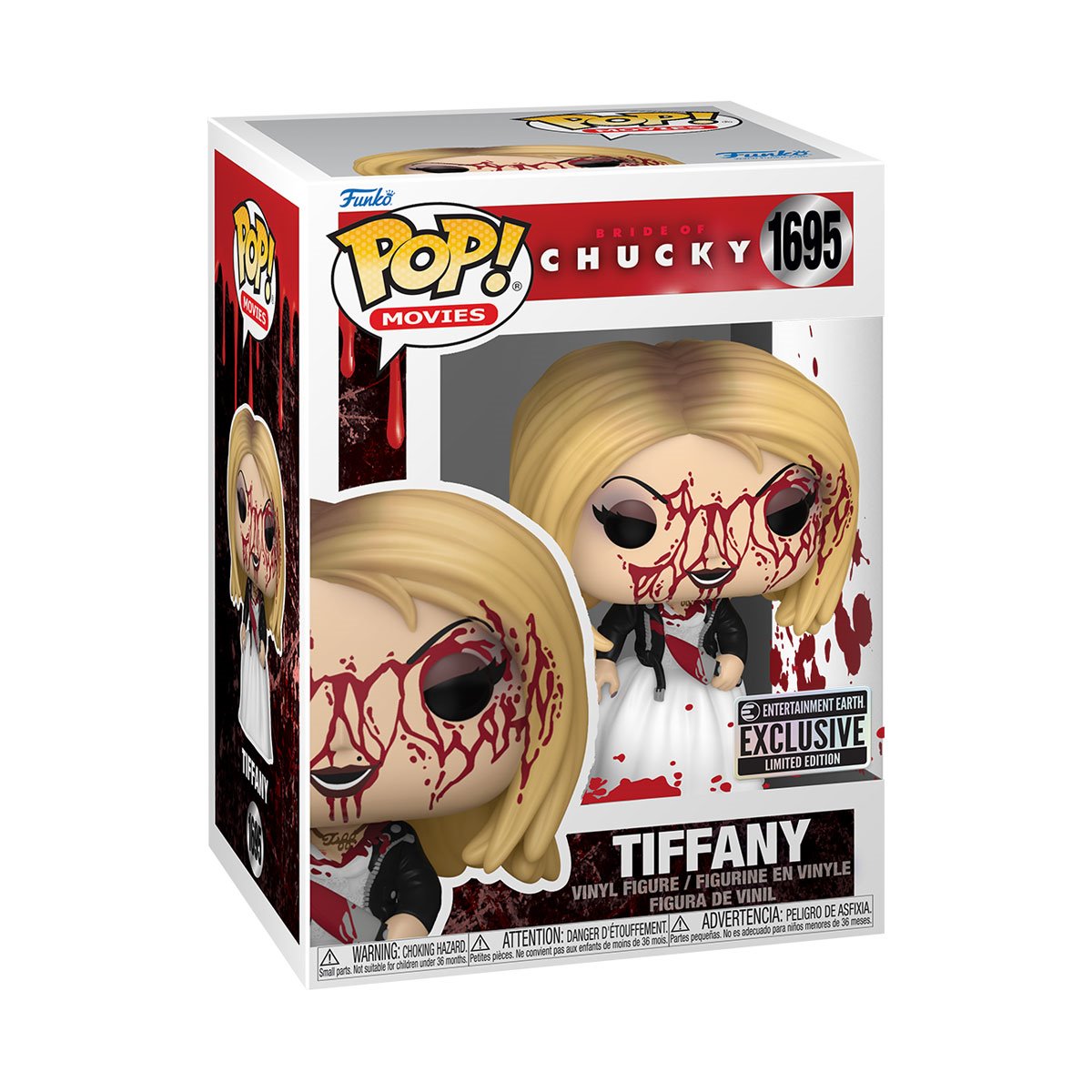 Bride of Chucky Tiffany Bloody Funko Pop! Vinyl Figure #1695 - Entertainment Earth Exclusive Funko