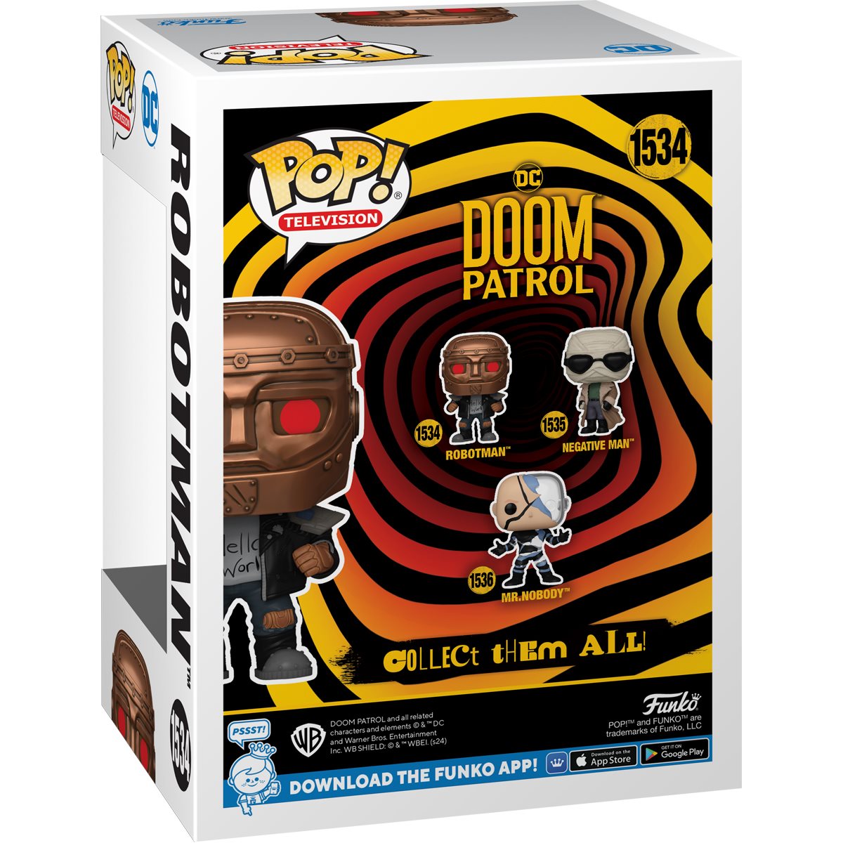 Doom Patrol Robotman Funko Pop! Vinyl Figure #1534 Funko