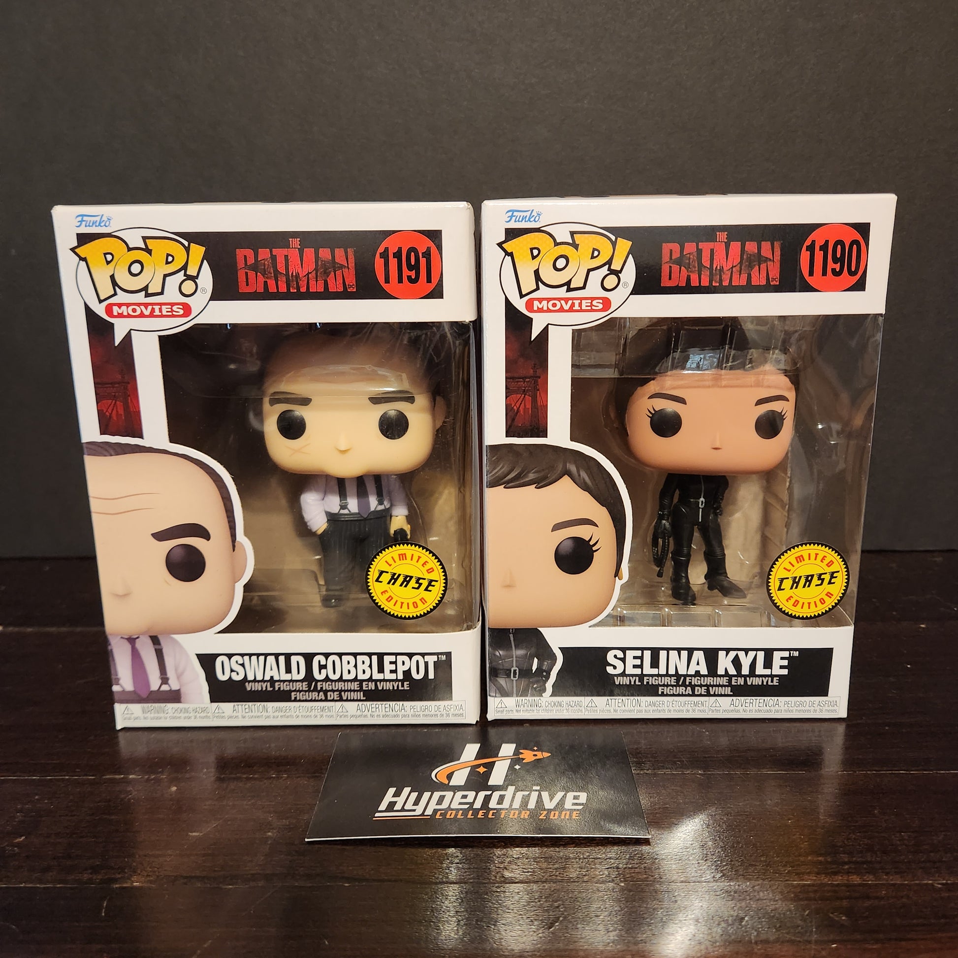 DC The Batman CHASE Funko PoP! Vinyl Figure Bundle Funko