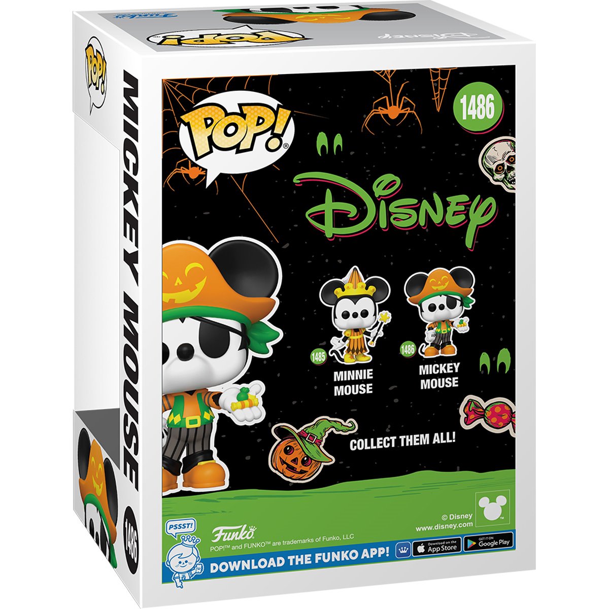 Disney Halloween 2024 Pirate Mickey Mouse Funko Pop! Vinyl Figure #1486 Funko