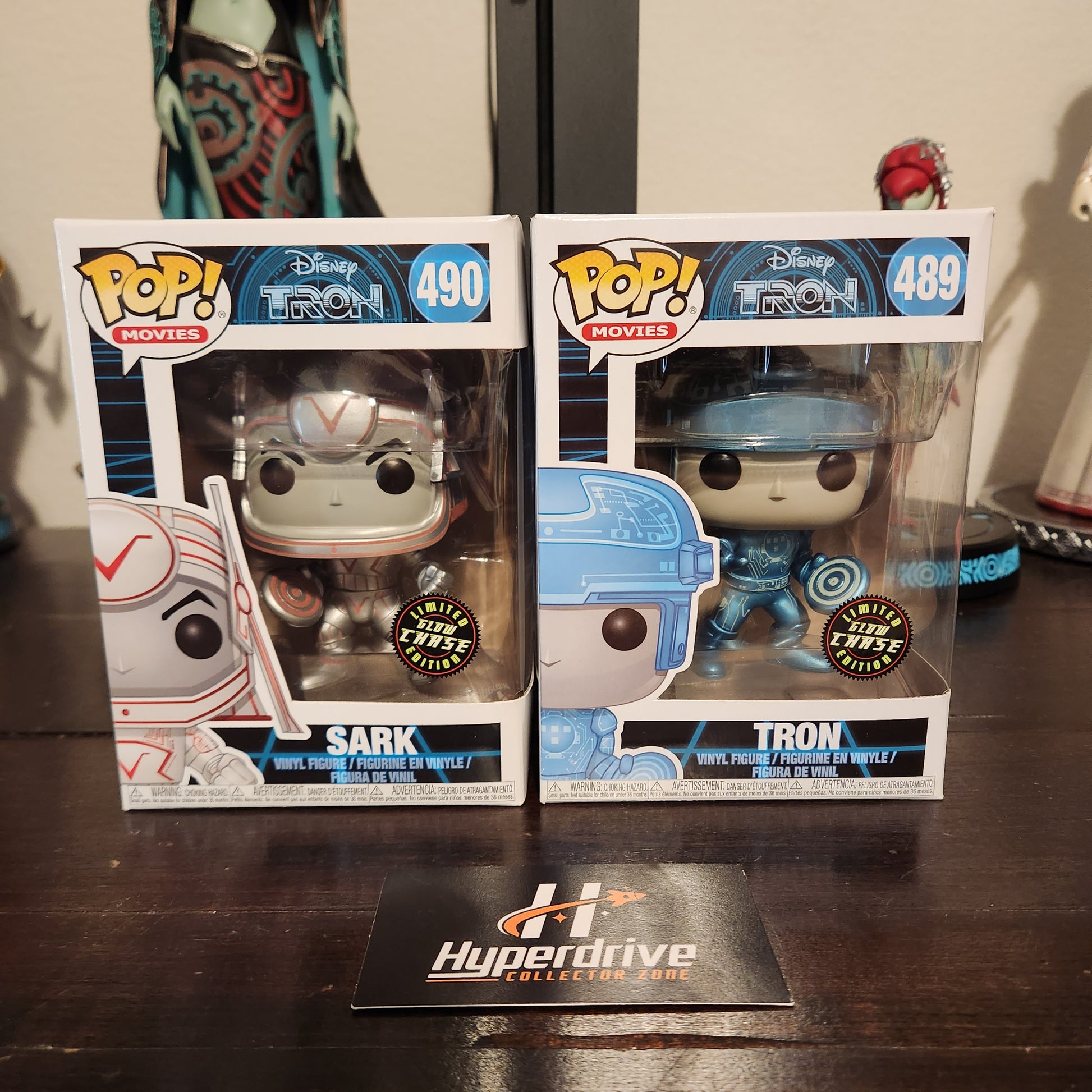 Disney Tron and Sark CHASE Funko Pop Bundle
