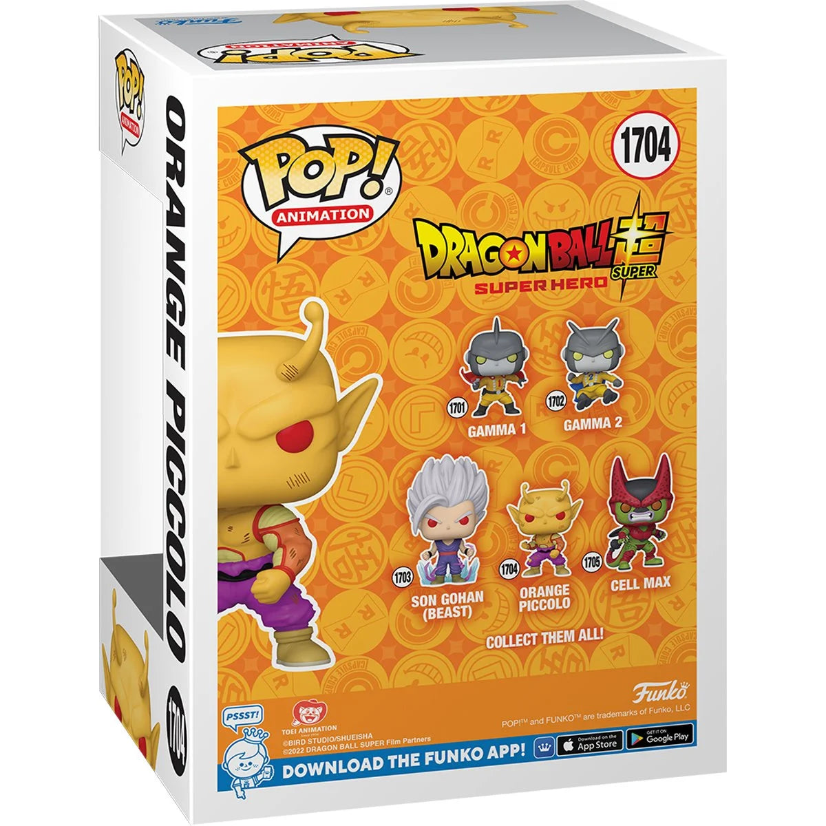 Dragon Ball Super: Super Hero Orange Piccolo Funko Pop! Vinyl Figure #1704 Funko