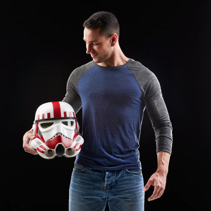Star Wars The Black Series Shock Trooper Electronic Helmet Prop Replica Hasbro
