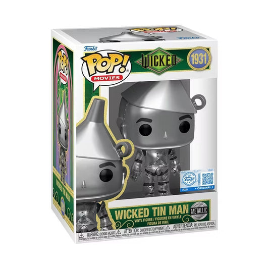 Funko Pop Wicked Tin Man Metallic Funko PoP Vinyl Figure Exclusive #1931 Funko