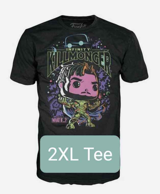 Funko PoP Tee Marvel Infinity Killmonger T-shirt - Size 2XL Funko