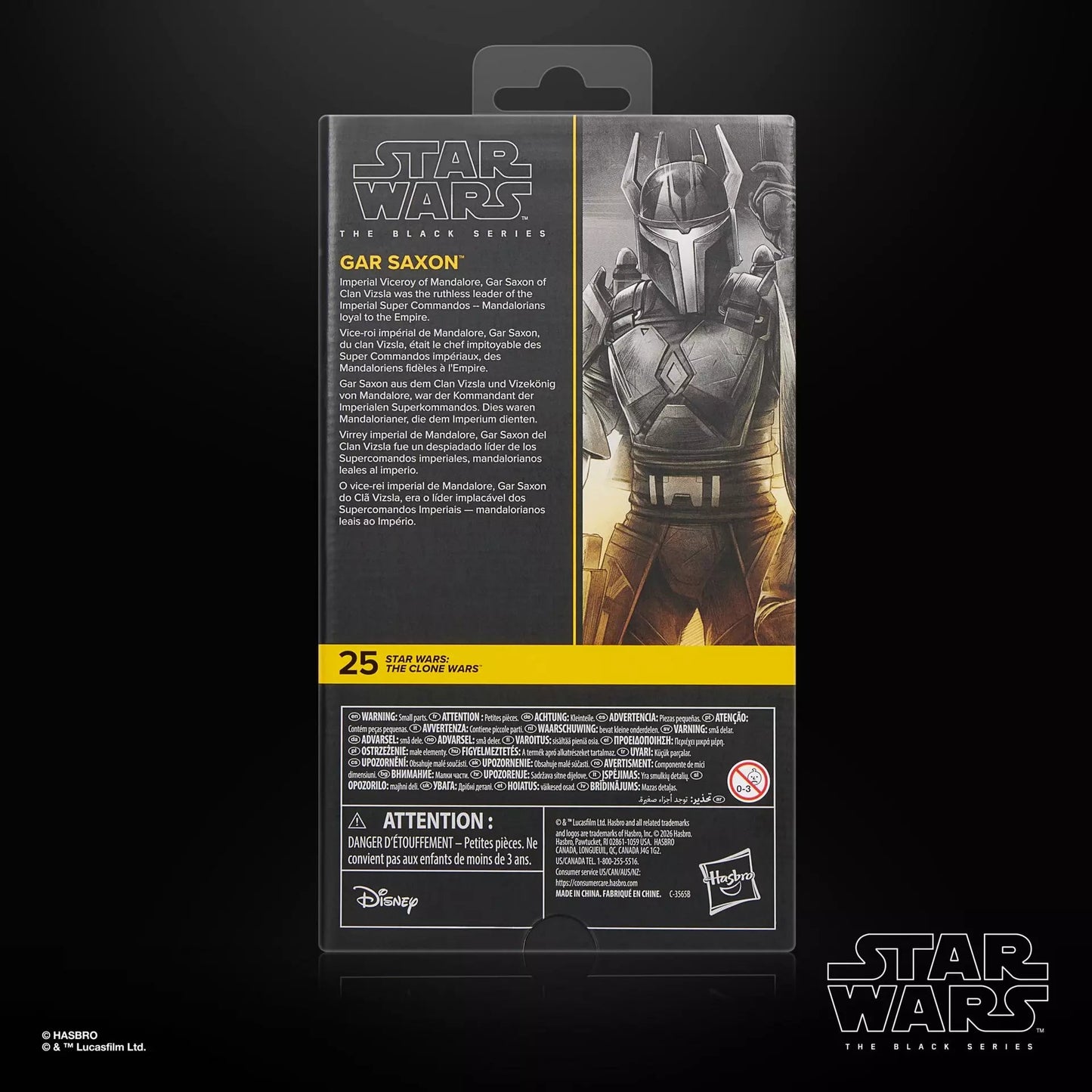 Star Wars The Black Series Gar Saxon 6-Inch Action Figure Hasbro