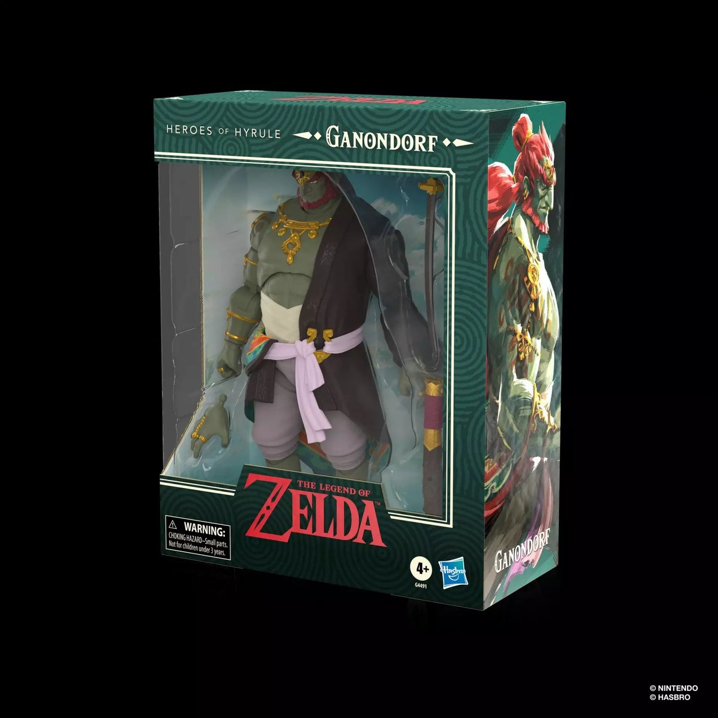 The Legend of Zelda Heroes of Hyrule TOTK Deluxe Ganondorf Action Figure Hasbro