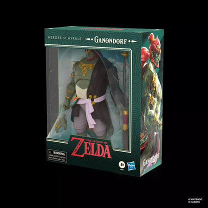 The Legend of Zelda Heroes of Hyrule TOTK Deluxe Ganondorf Action Figure Hasbro