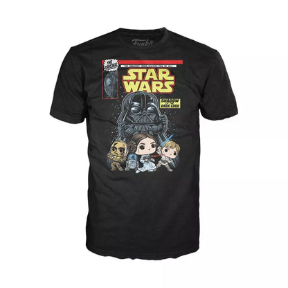 Star Wars Retro Princess Leia Funko Pop! Vinyl Figure & Tee- Medium