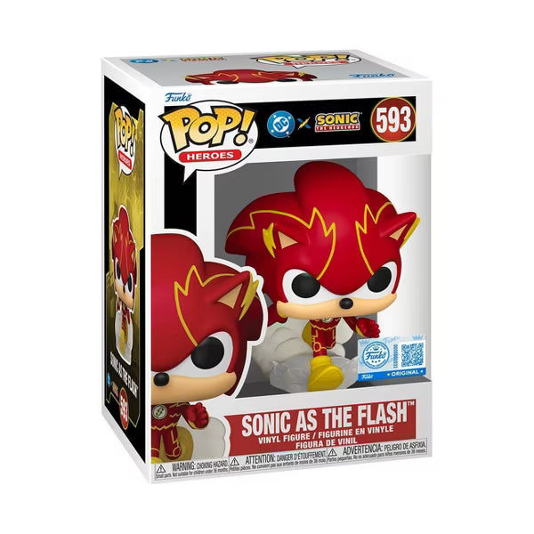DC x Sonic the Hedgehog as The Flash Funko PoP Vinyl Figure Exclusive #593 Funko