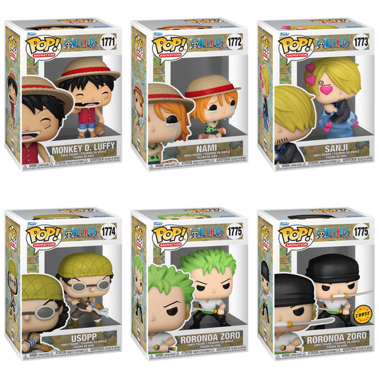 One Piece Wave 9 Funko Pop! Vinyl Figure Bundle Guaranteed Chase Funko