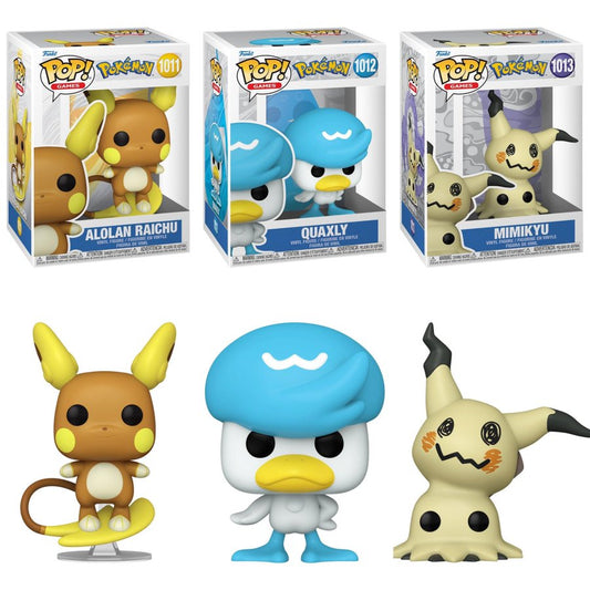 Pokemon Wave 17 Funko Pop! Vinyl Figure Bundle of 3 Funko