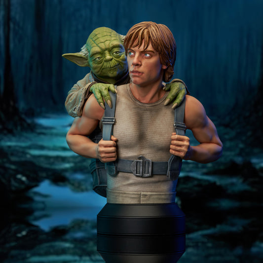 Gentle Giant  Star Wars: The Empire Strikes Back Luke Skywalker with Yoda 1:6 Scale Mini-Bust
