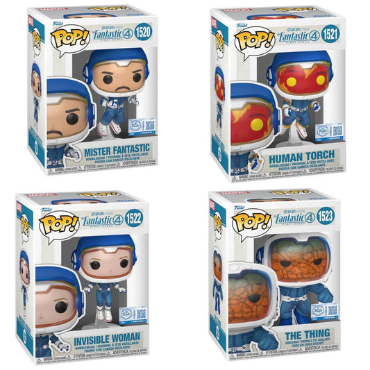 Marvel Fantastic Four Funko Pop! Vinyl Figure Exclusive Bundle Funko