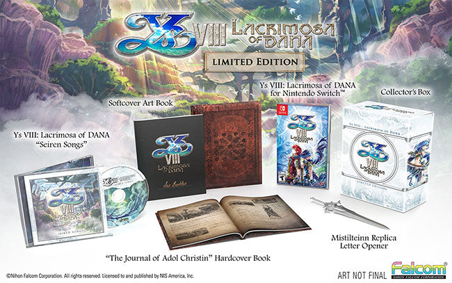 Ys VIII: Lacrimosa of DANA Limited Edition for Nintendo Switch Nintendo