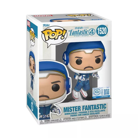 Funko Pop! Mister Fantastic figure packaging on a white background