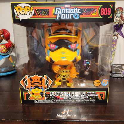 Marvel Galactus with Silver Surfer Black Light Version Jumbo 10-Inch CHASE Funko Pop! Vinyl Figure #809 - Previews Exclusive Funko