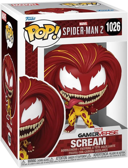 Marvel Spider-Man 2 Video Game Scream Pop! Vinyl Figure #1026 Funko