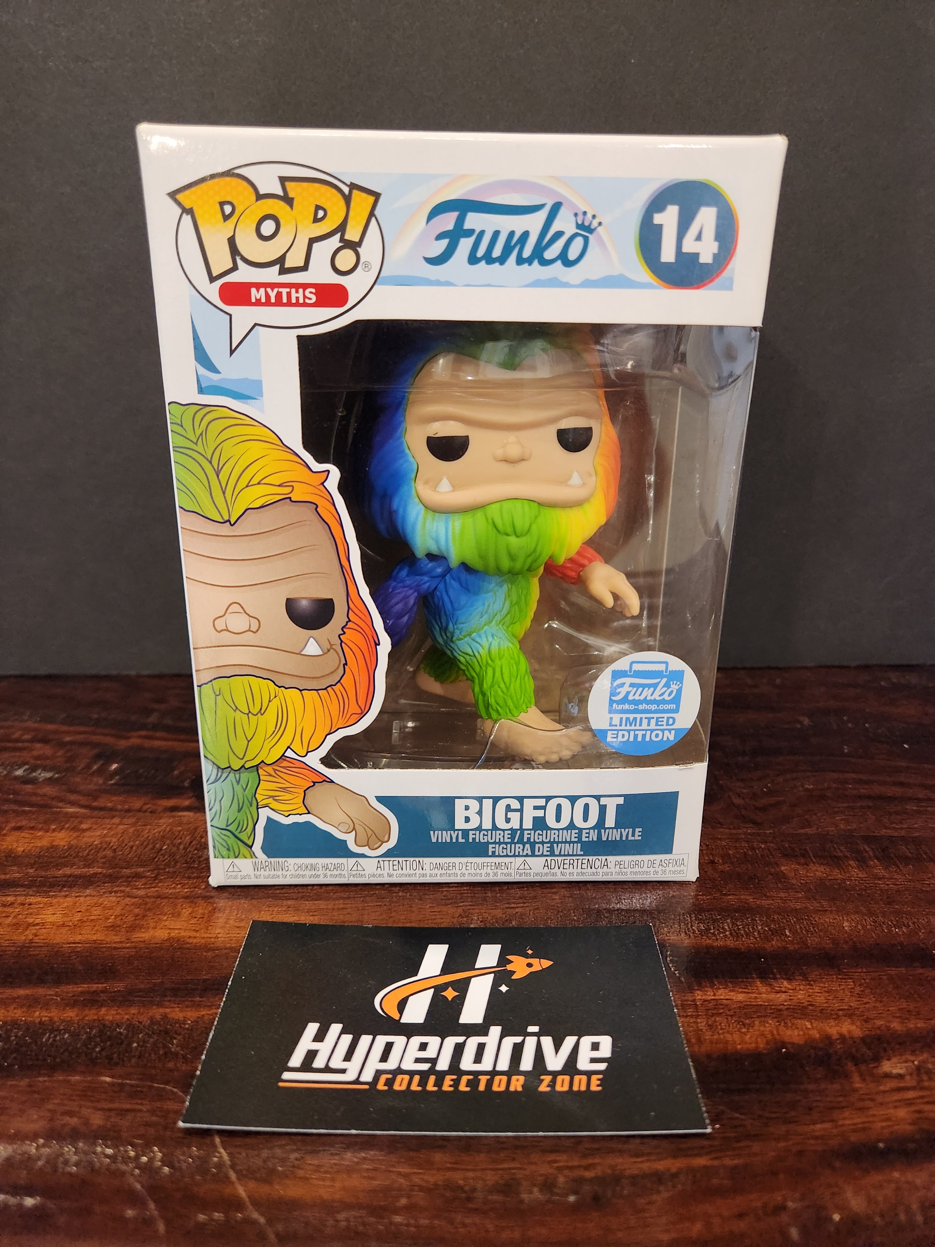 Myths Bigfoot Rainbow Funko PoP Vinyl Figure