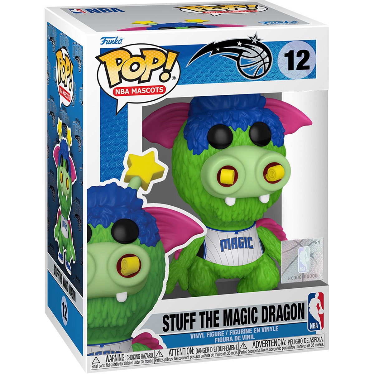 NBA Mascots Orlando Magic Stuff the Magic Dragon Funko Pop! Vinyl Figure #12 Funko