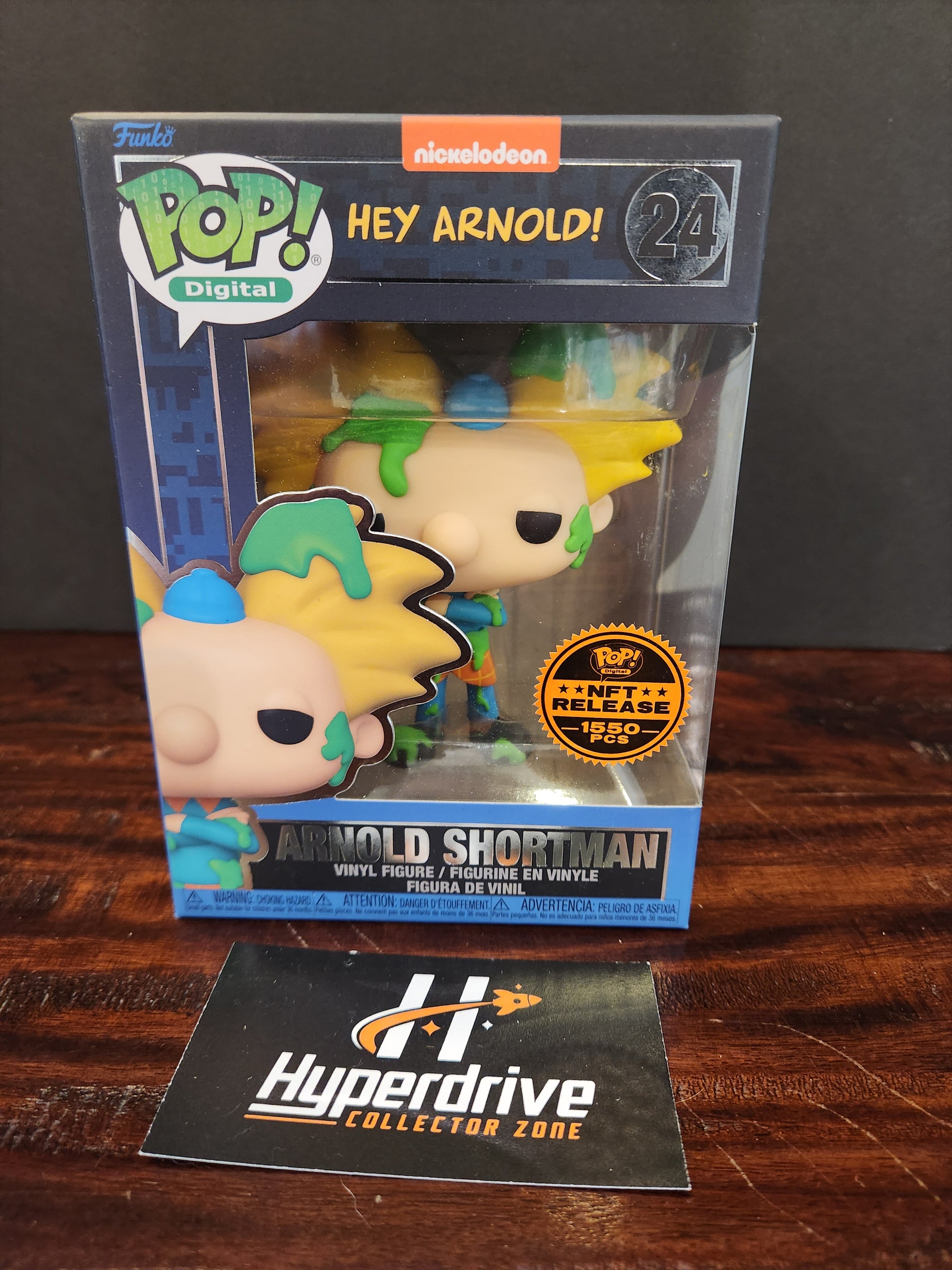 Nickelodeon Hey Arnold! Arnold Shortman Funko PoP! Vinyl Figure NFT Release Exclusive Funko