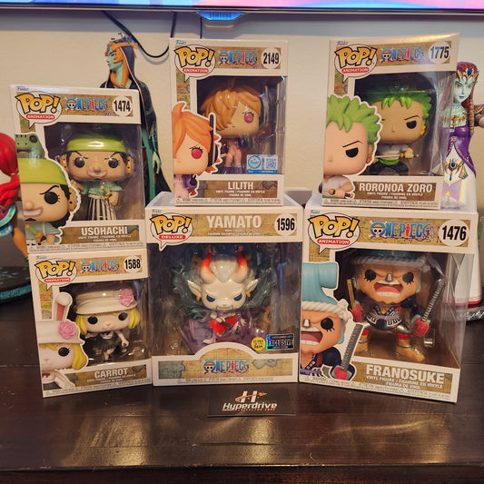 One Piece Funko Pop Bundle of 6 Funko
