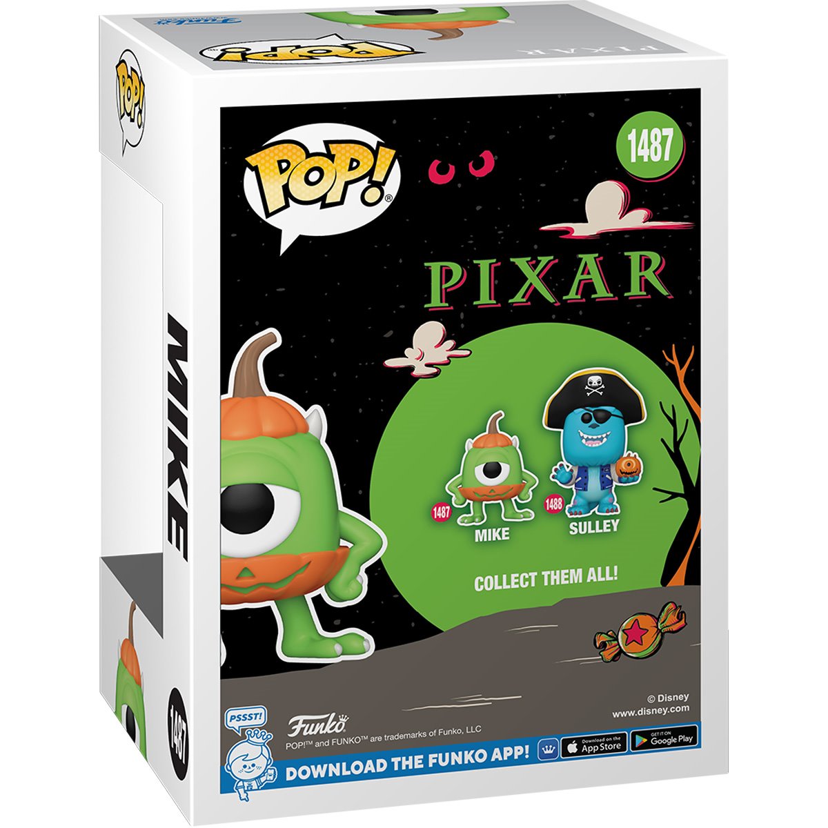 Pixar Halloween Mike Funko Pop! Vinyl Figure #1487 Funko