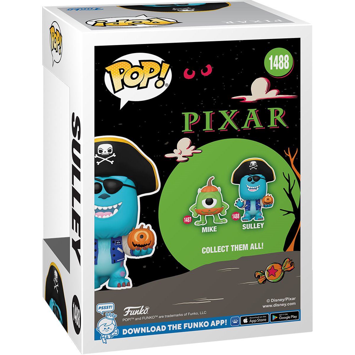 Pixar Halloween Sulley Funko Pop! Vinyl Figure #1488 Funko