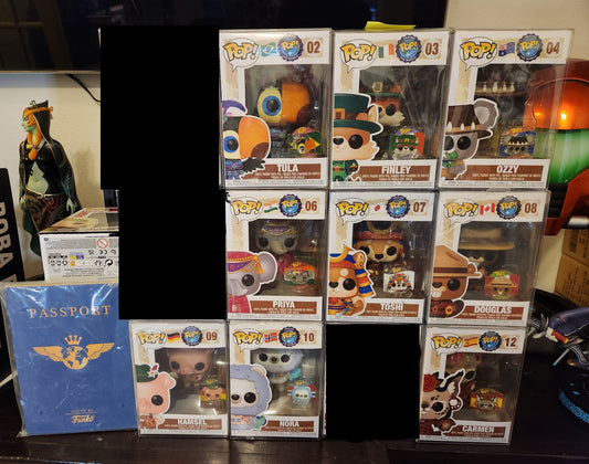 PoP Around the World 9/12 Funko PoP Bundle with Passport Funko