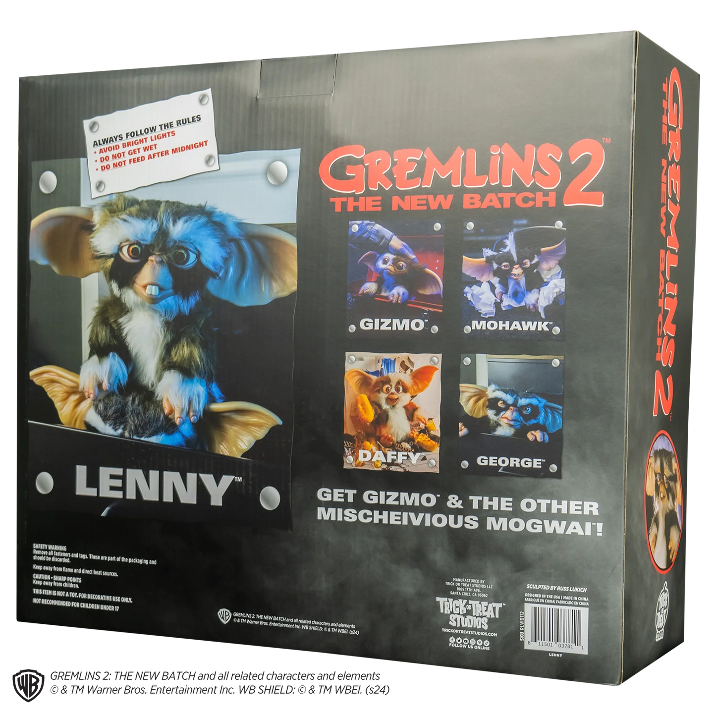 Gremlins 2: The New Batch Lenny Mogwai Prop Replica