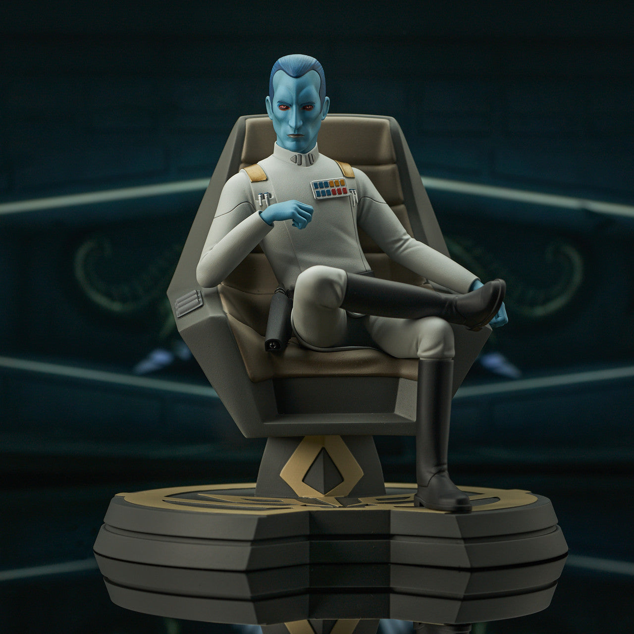 Star Wars Rebels Thrawn on Throne Premier Collection 1:7 Scale Statue ~ Pre-Order Gentle Giant