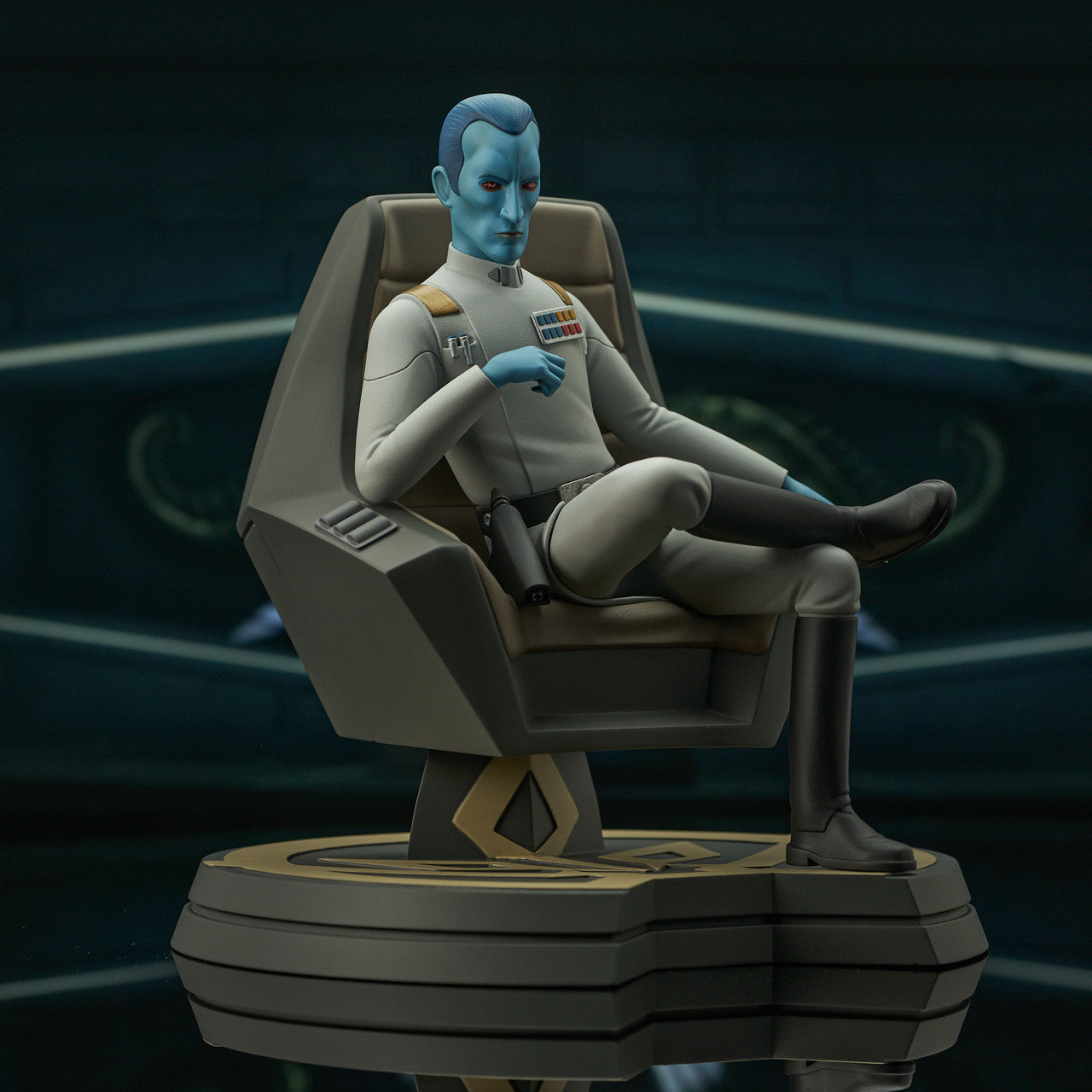 Star Wars Rebels Thrawn on Throne Premier Collection 1:7 Scale Statue ~ Pre-Order Gentle Giant