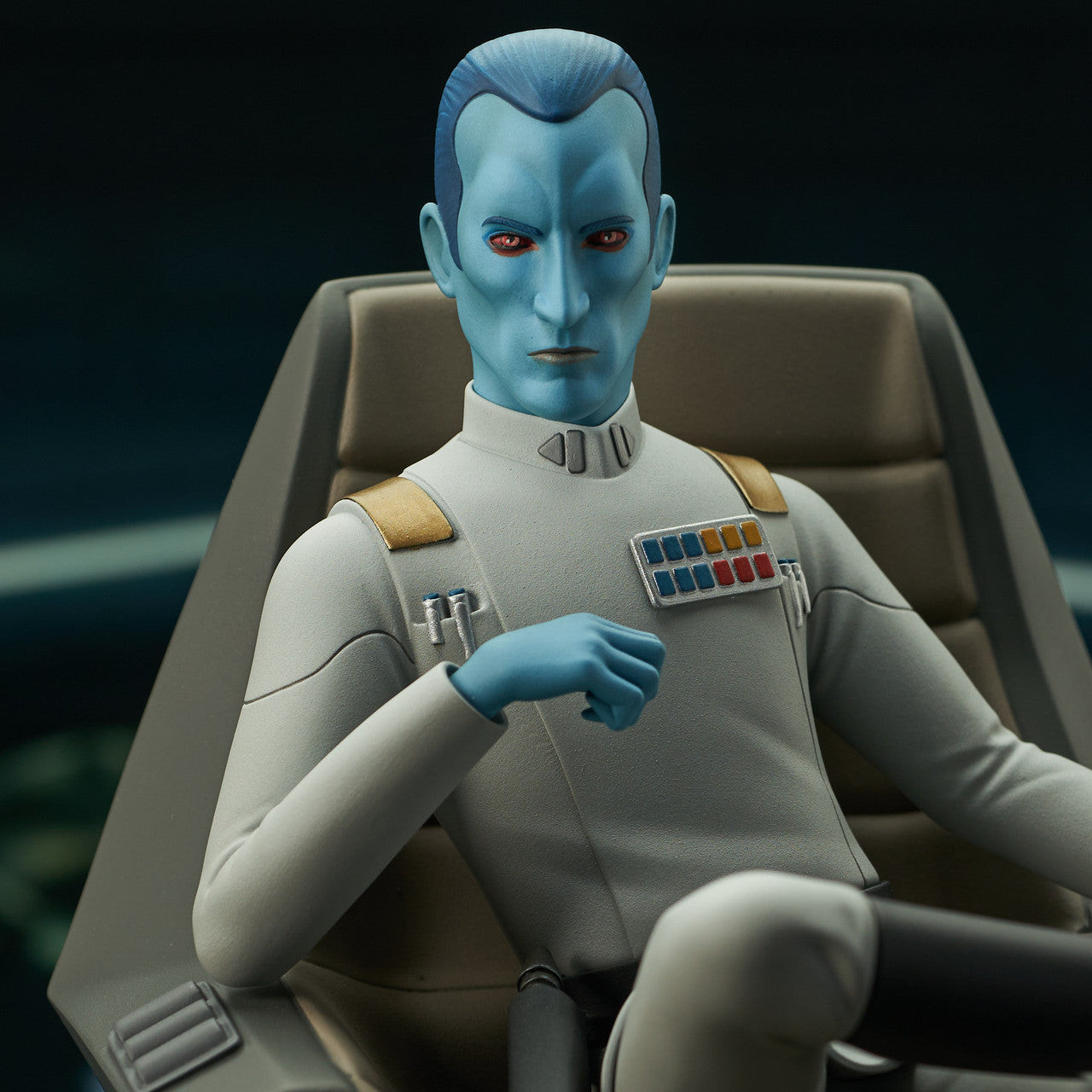 Star Wars Rebels Thrawn on Throne Premier Collection 1:7 Scale Statue ~ Pre-Order Gentle Giant