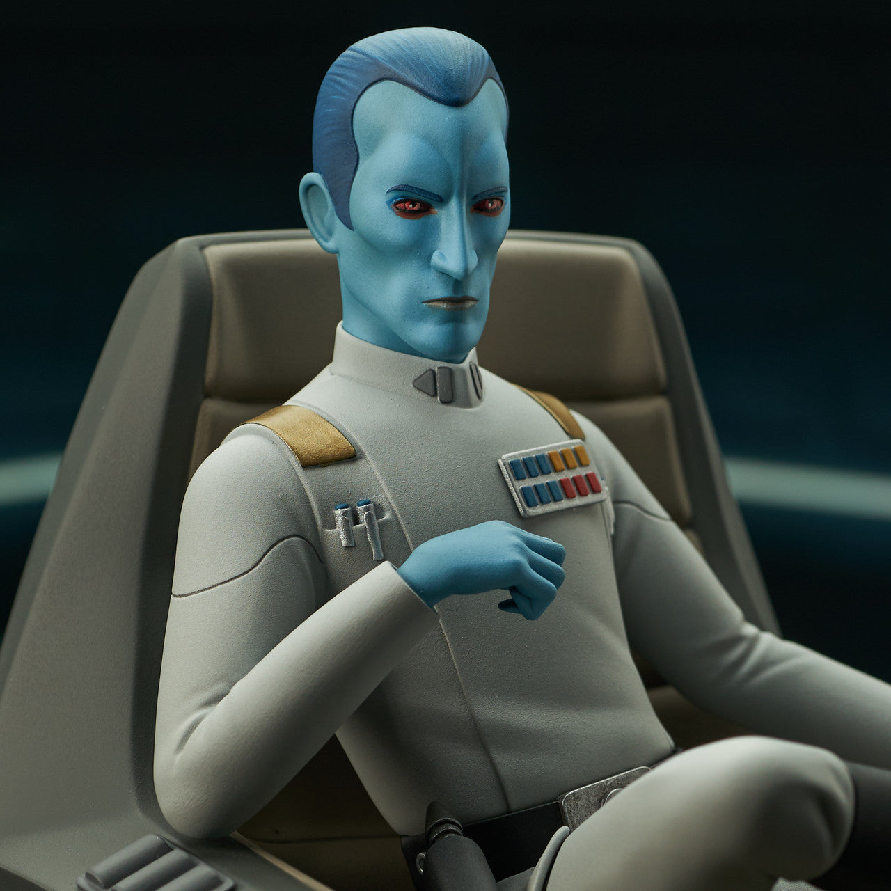 Star Wars Rebels Thrawn on Throne Premier Collection 1:7 Scale Statue ~ Pre-Order Gentle Giant