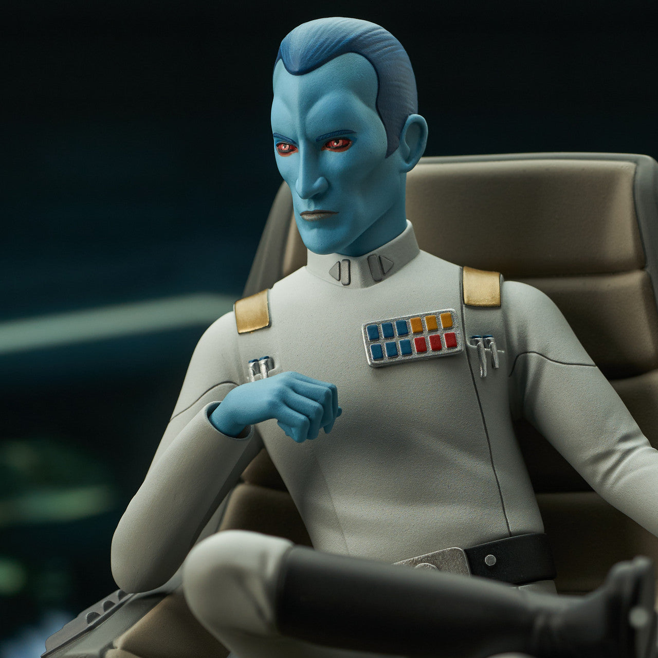 Star Wars Rebels Thrawn on Throne Premier Collection 1:7 Scale Statue ~ Pre-Order Gentle Giant