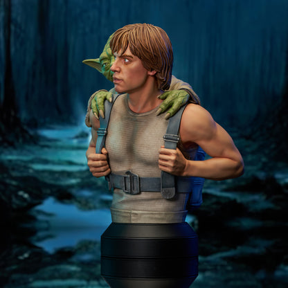 Star Wars: The Empire Strikes Back Luke Skywalker with Yoda 1:6 Scale Mini-Bust - Hyperdrive Collector Zone