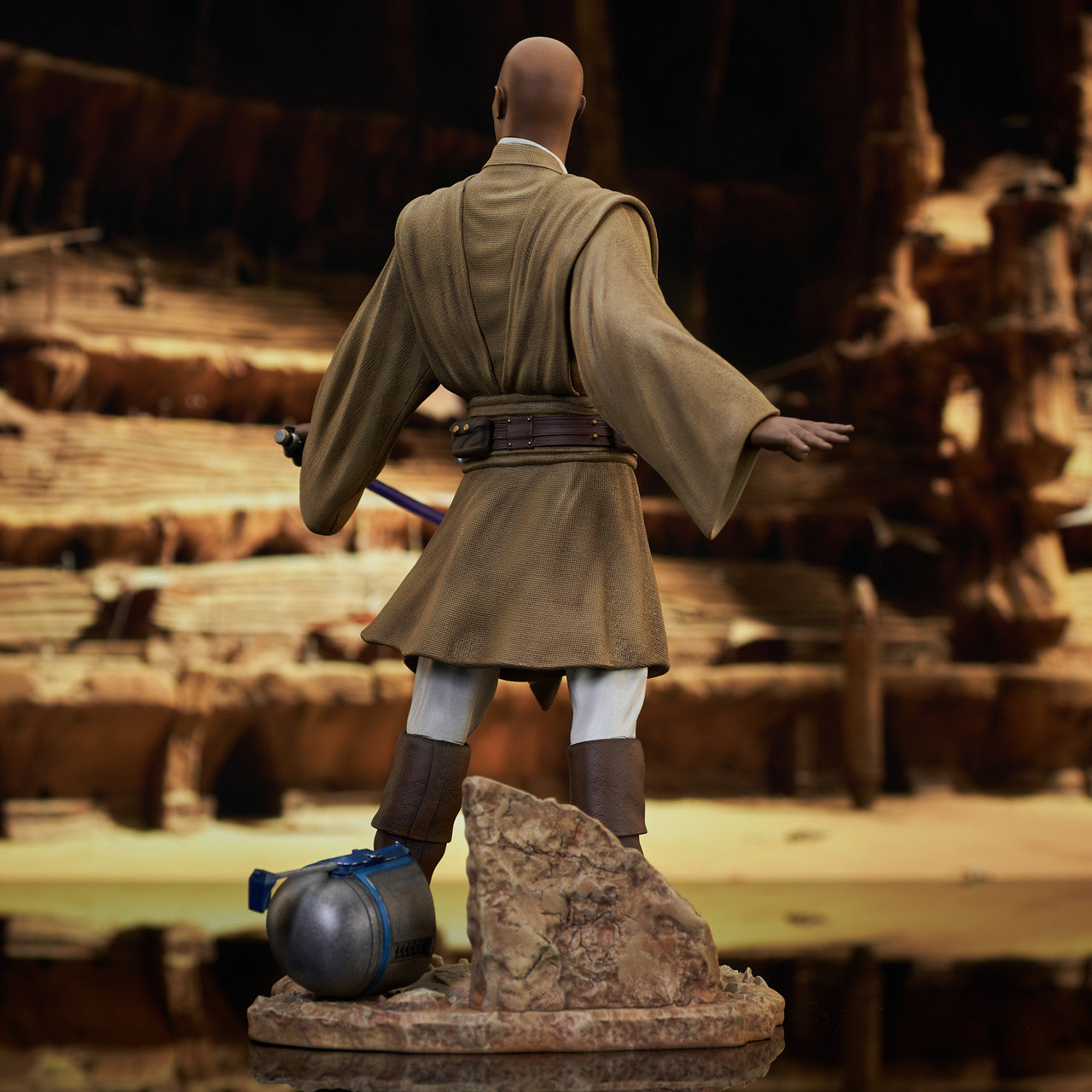 Star Wars: Attack of the Clones Mace Windu Premier Collection 1:7 Scale Statue Gentle Giant