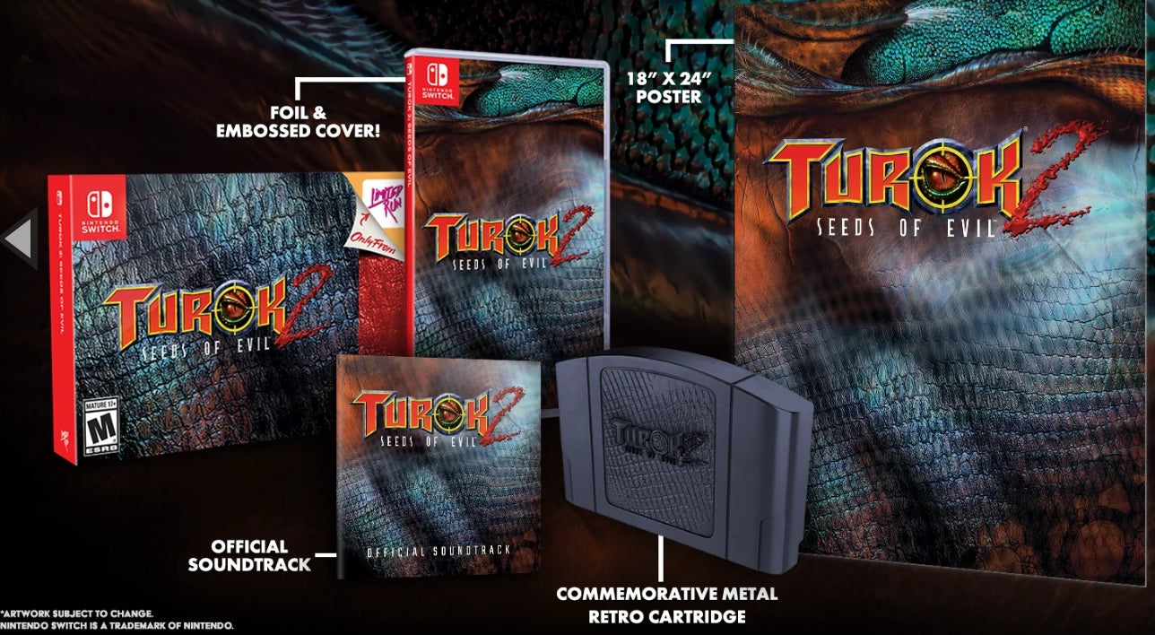 Turok + Turok 2 Classic Edition Bundle for Nintendo Switch Nintendo