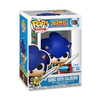 Sonic the Hedgehog Sonic with Caliburn Funko Pop! Vinyl Figure Exclusive #1106