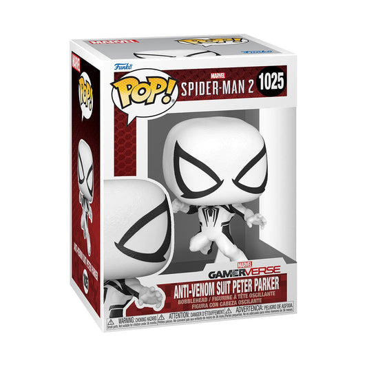 Spider-Man 2 Video Game Anti-Venom Suit Peter Parker Funko Pop! Vinyl Figure #1025 Funko