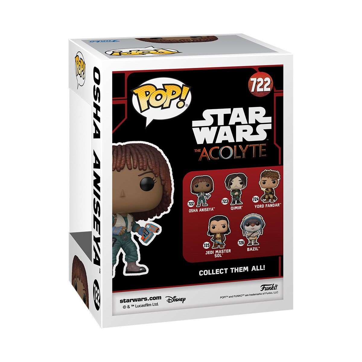 Star Wars: Acolyte Osha Aniseya Funko Pop! Vinyl Figure #722 Funko