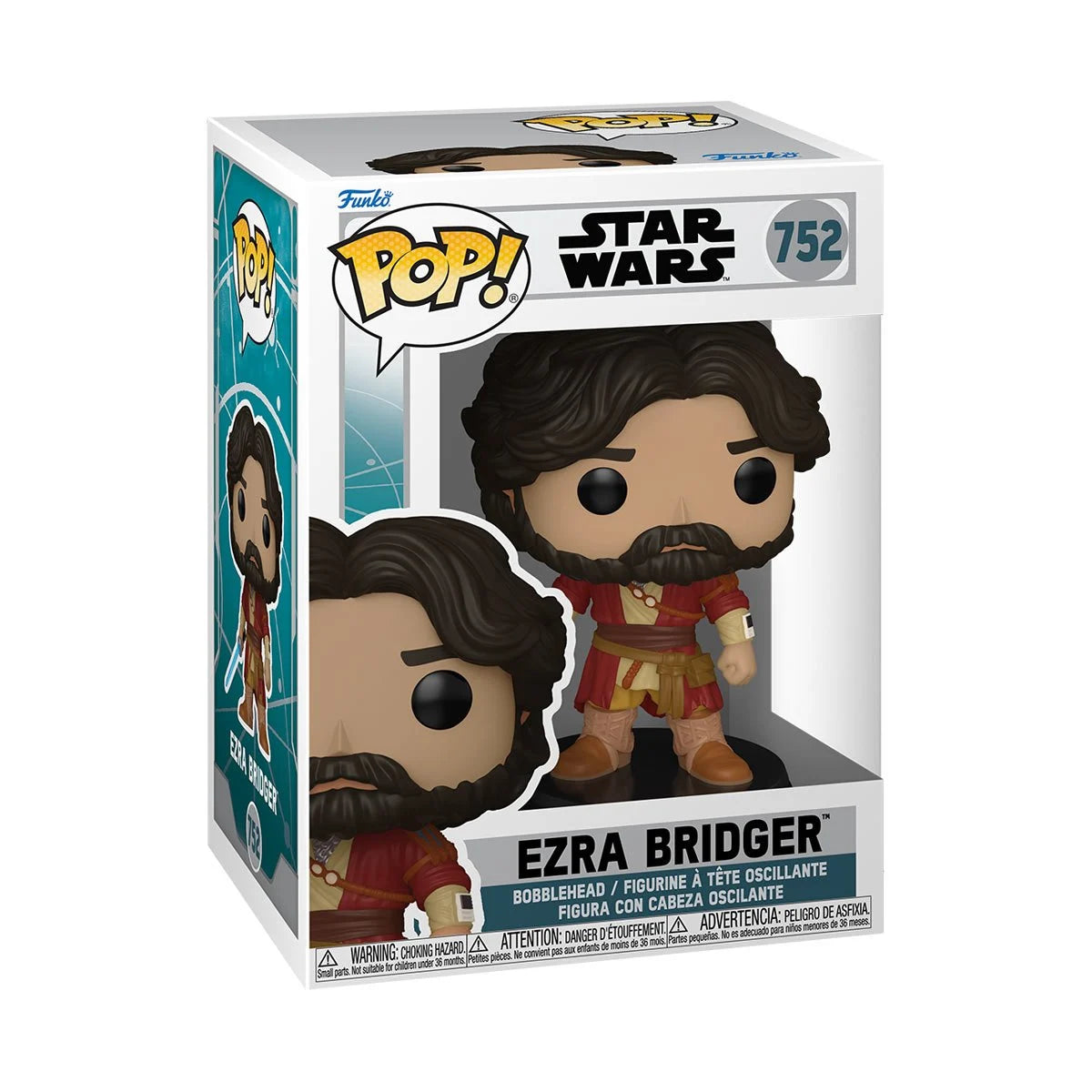 Star Wars: Ahsoka Series 3 Ezra Bridger Funko Pop! Vinyl Figure #752 Funko