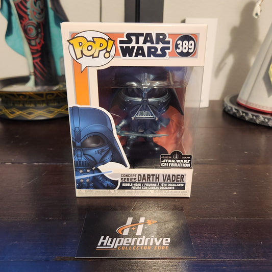 Star Wars Concept Series Darth Vader Funko PoP Vinyl Figure #389 Celebration Exclusive Funko