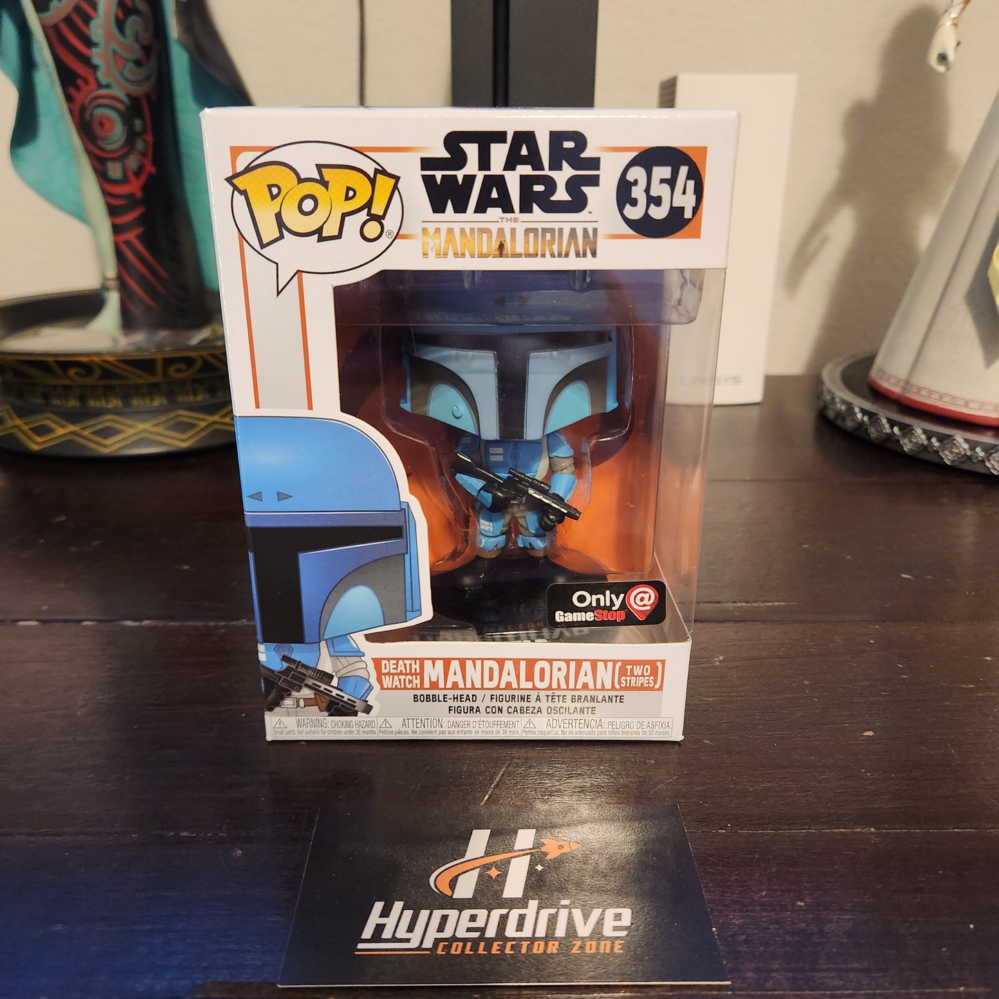 Star Wars Death Watch Mandalorian (Two Stripes) Funko PoP Vinyl Figure #354 Exclusive Funko