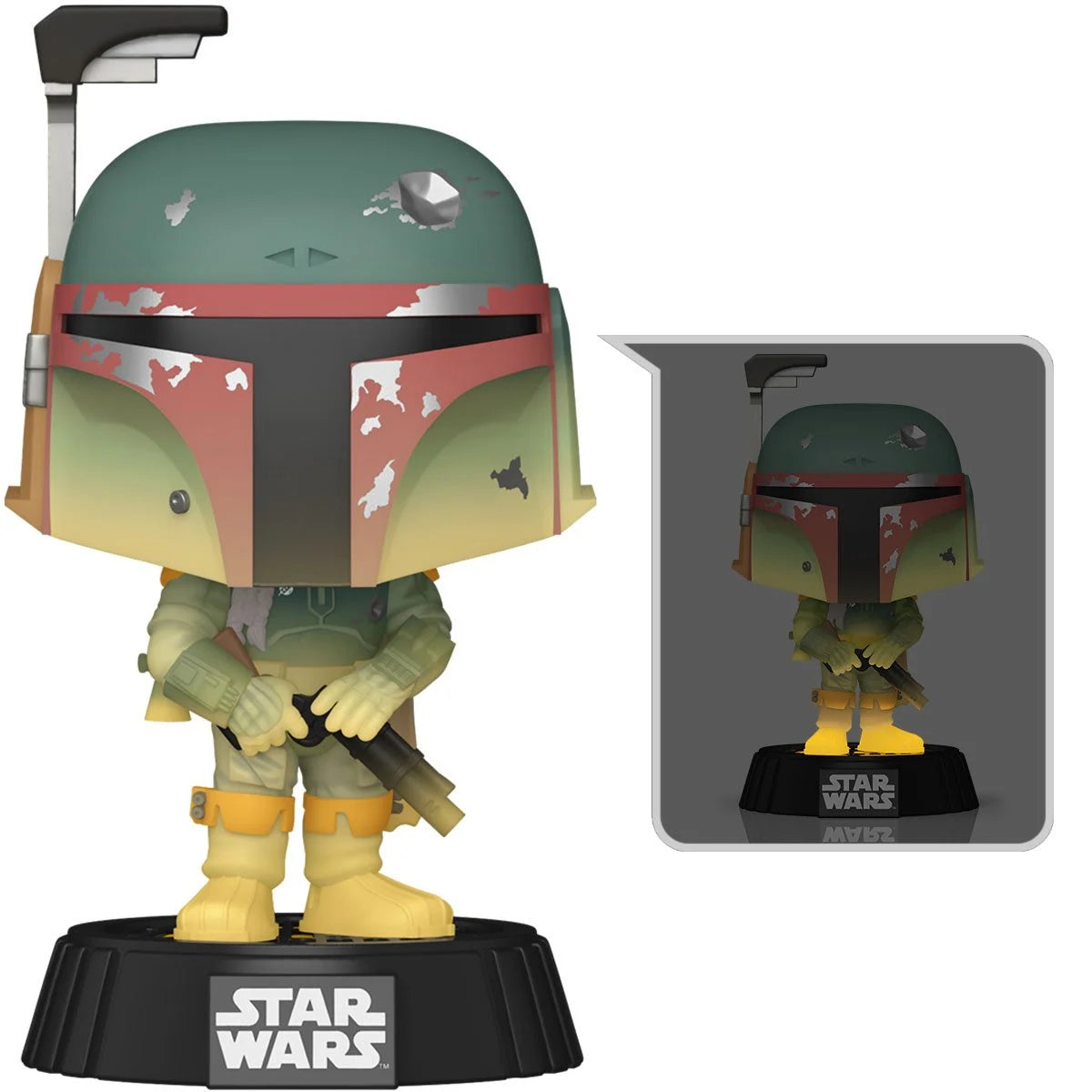 Star Wars Fett Legacy Boba Fett Glow-in-the-Dark Funko Pop! Vinyl Figure #735 Funko