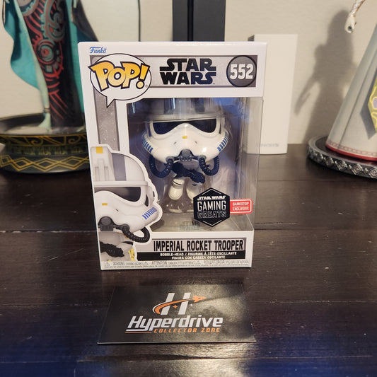 Star Wars Gaming Greats Imperial Rocket Trooper Funko PoP Vinyl Figure #552 Exclusive Funko
