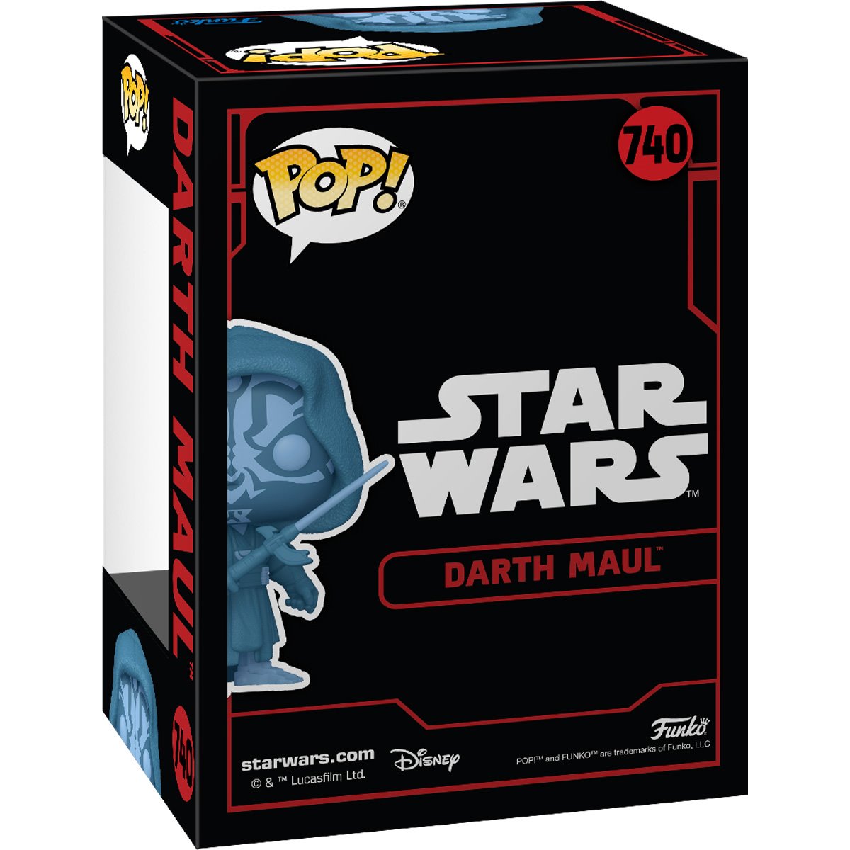 Star Wars Hologram Darth Maul Glow-in-the-Dark Funko Pop! Vinyl Figure #740 - Specialty Series Funko
