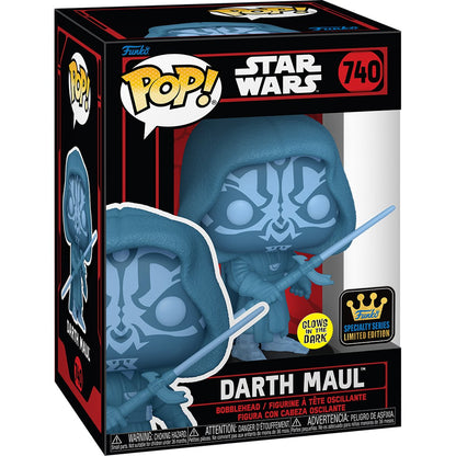Star Wars Hologram Darth Maul Glow-in-the-Dark Funko Pop! Vinyl Figure #740 - Specialty Series Funko