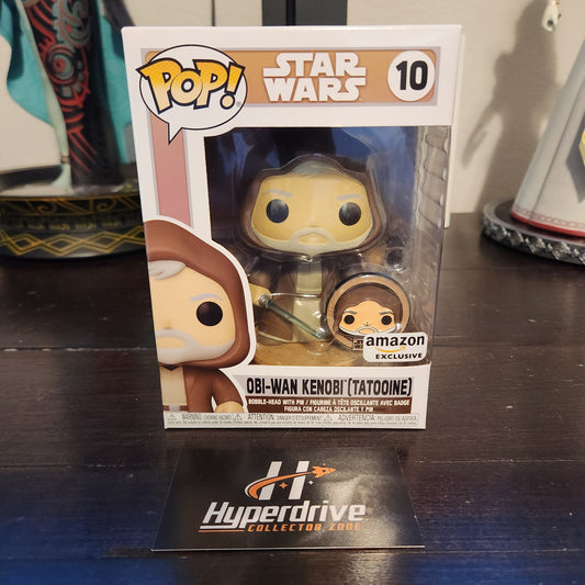 Star Wars Obi-Wan Kenobi (Tatooine) Funko PoP Vinyl Figure #10 Exclusive Funko